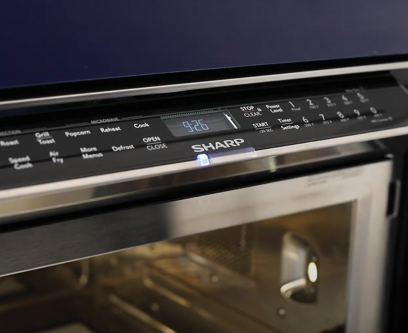 SMD2499FSC Convection Microwave Drawer Sharp glass control panel
