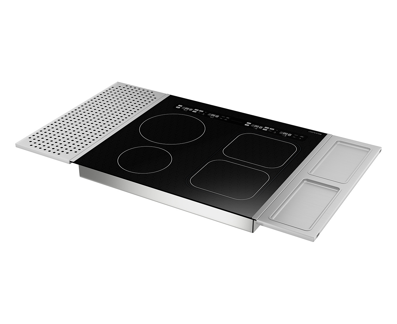 SCH2443GB Sharp 24 in. Induction Cooktop right angle