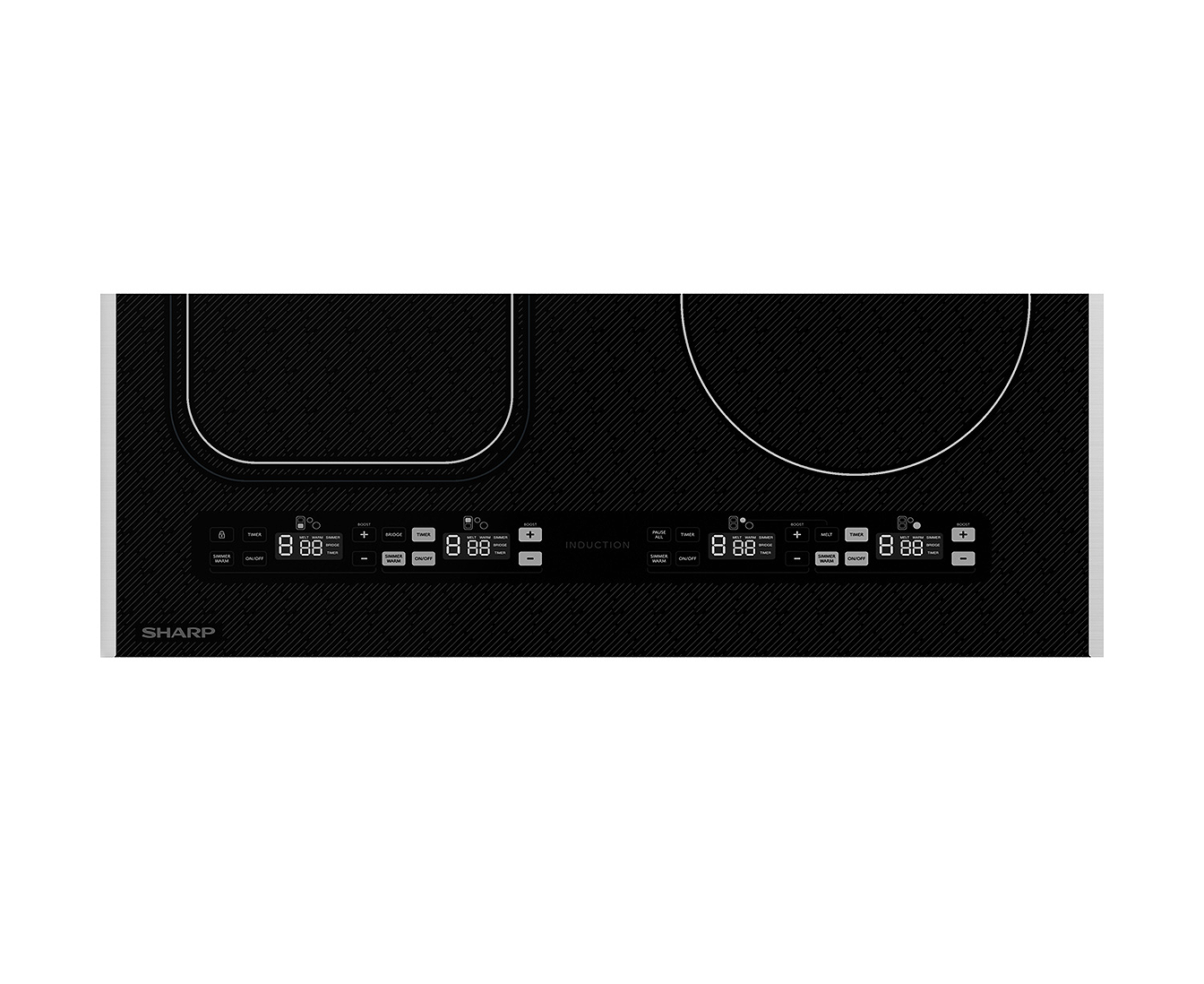SCH2443GB Sharp 24 in. Induction Cooktop control panel